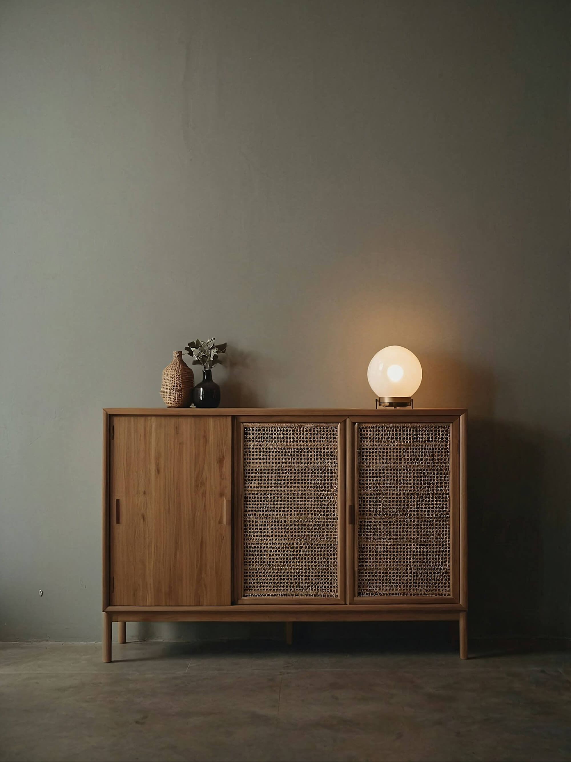 Line Shoe Cabinet
