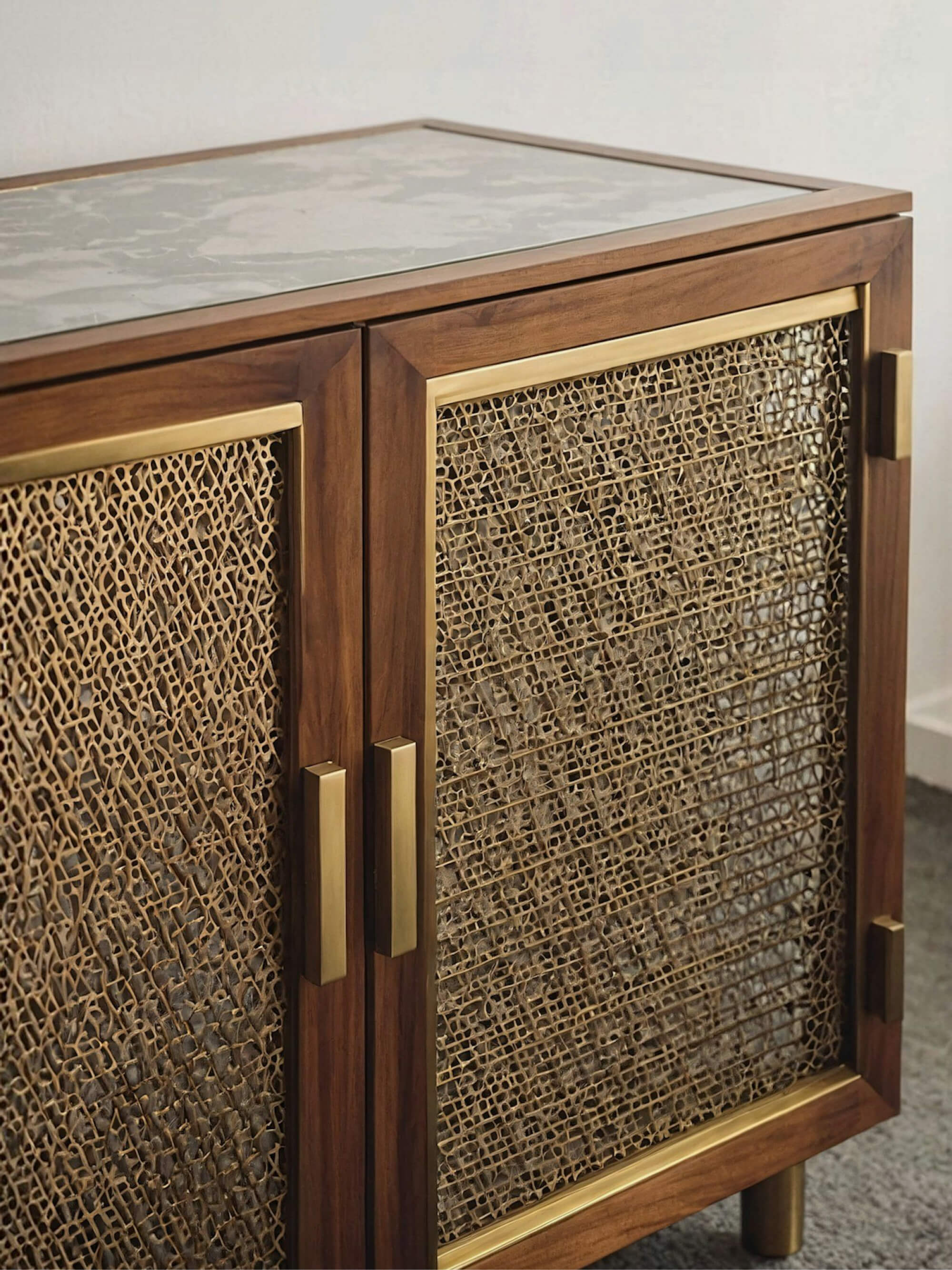 Line Shoe Cabinet